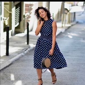 Mod cloth polka dot dress